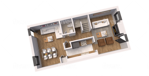 the?? floor plan of a room with a bathroom and a bedroom